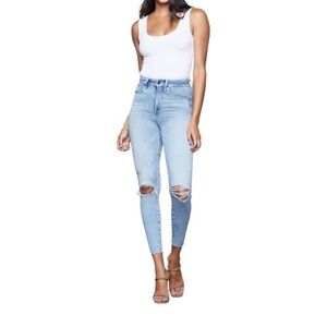 Good American Light Blue High Rise Jeans